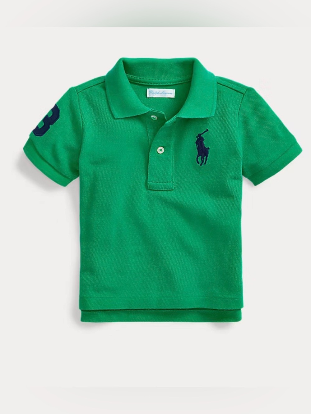 RALPH LAUREN Baby Boy Mesh Cotton Big Pony Polo - 18M
